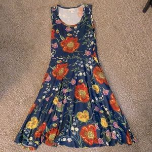 XS LuLaRoe Floral Dress